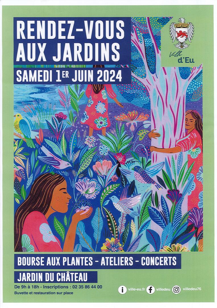 Eu – 1er juin 2024 Les Rendez-vous aux jardins