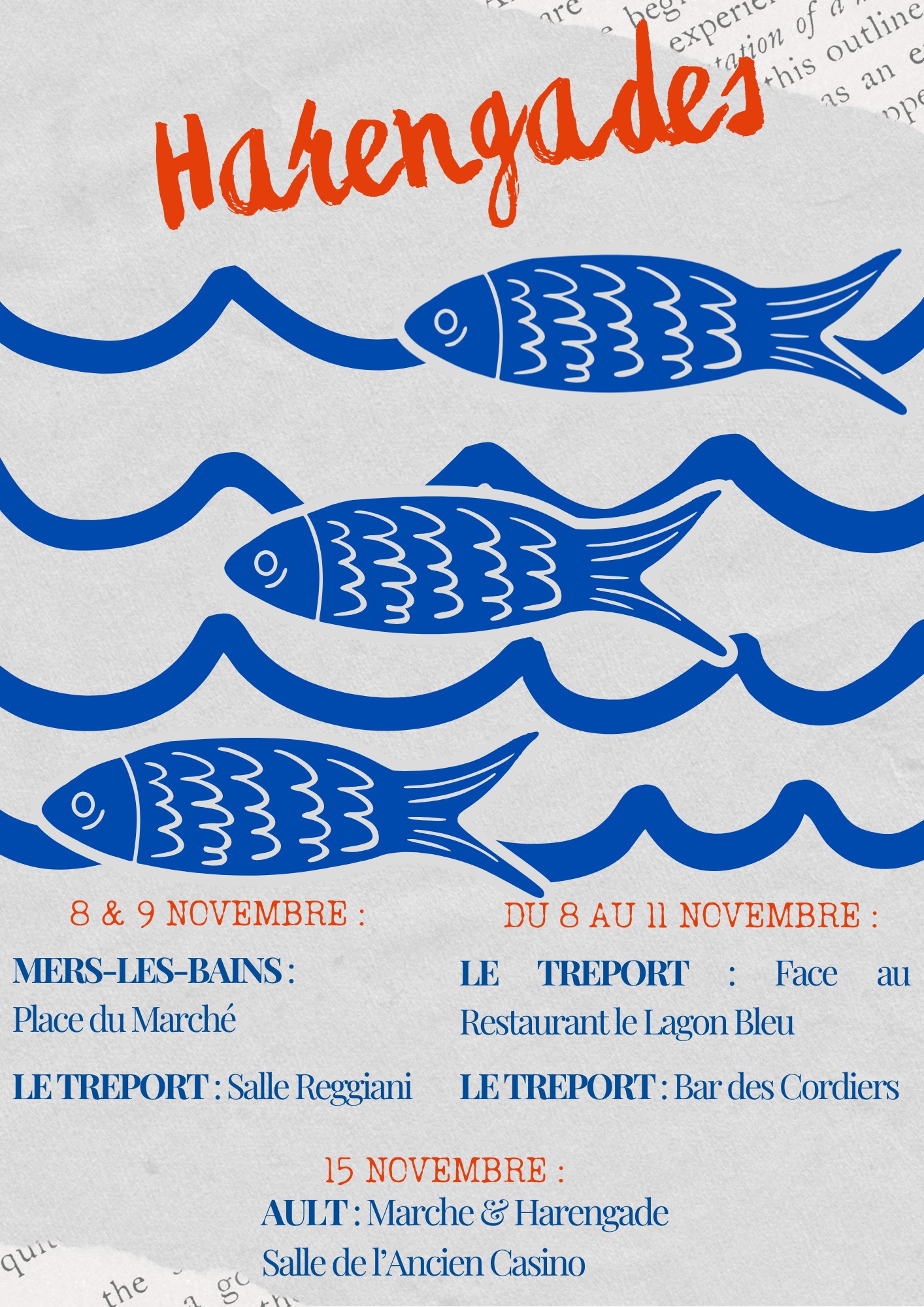 🐟 La Harengade & la Fête de la Coquille reviennent au Tréport,  à Mers-les-Bains et à Ault !